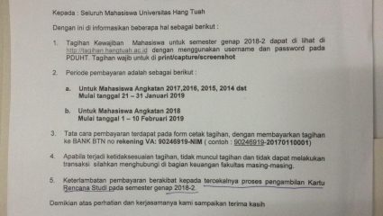 Pembayaran Kewajiban Keuangan